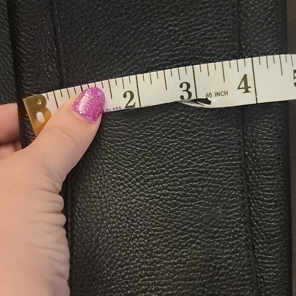 Excellent  large Black Michael Kors handbag purse with COA  💯 authentic - Picture 9 of 9